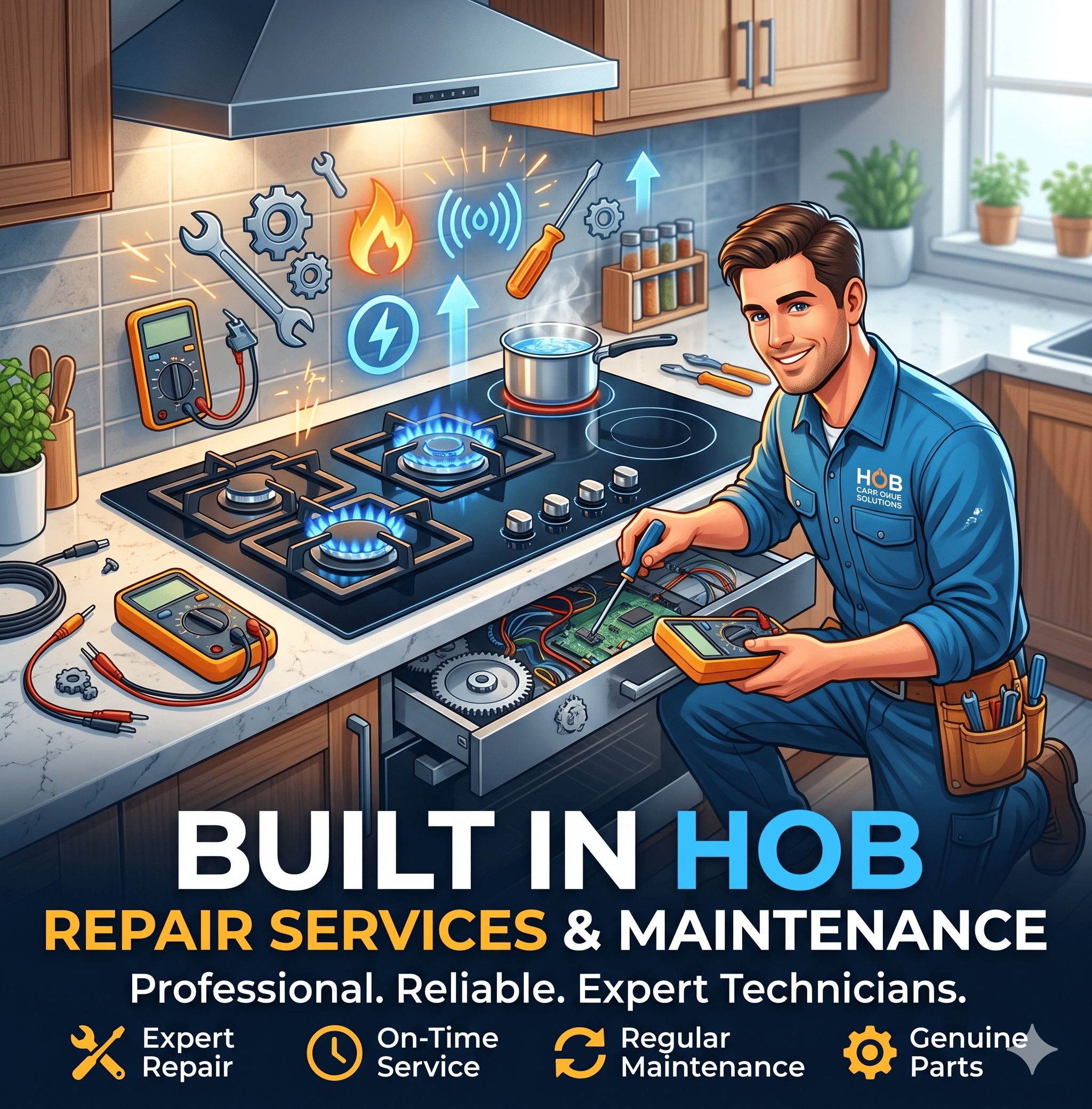 Built-in Hob Repair in Gurgaon